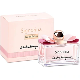 عطر ادکلن سالواتوره فراگامو سیگنورینا | Salvatore Ferragamo Signorina _ ملایم _شیرین _ زنانه _ حجم ۱۰ میل _ گرید تاپ _ اکسترا پرفیوم _ برند لوزی _ ماندگاری بسیار بالا