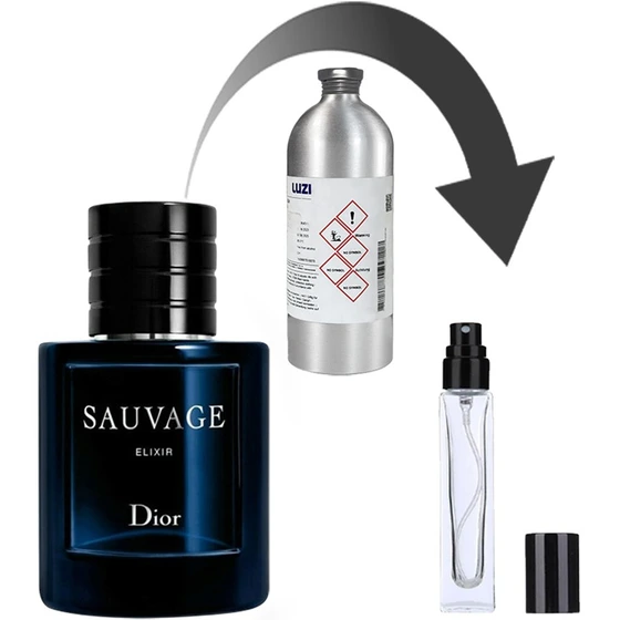 دکانت عطر دیور ساواج الکسیر - برند لوزی - اکسترا پرفیوم - 20میل