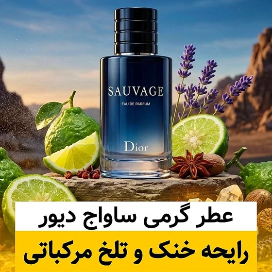 عطر ادوپرفیوم مردانه لوزی ساواج حجم ۳۰ میلی لیتر خنک