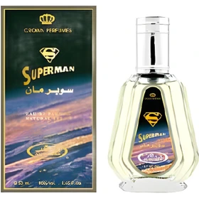عطر ادکلن الرحاب سوپر من Alrehab Superman مردانه حجم 50 میل اکسترا پرفیوم لوزی سوئیس (ماندگاری خیلی بالا)