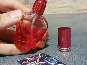شیشه قلبی 10 میل رنگی  - عطر بهشتی