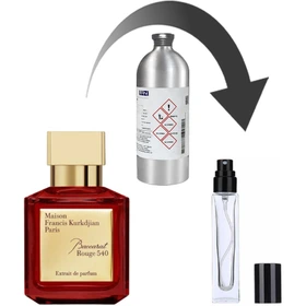 دکانت عطر میسون فرانسیس کورکجان باکارات رژ 540 - برند لوزی - اکسترا پرفیوم - 10میل