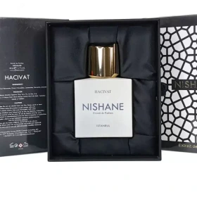 عطر ادکلن نیشان هاجیوات _ نیشانه حاجیوات (هاسیوات) _ نیشان | Nishane Hacivat _ حجم 50 میل _ گرید تاپ _ اکسترا پرفیوم _ برند لوزی _ ماندگاری بسیار بالا _ خنک _ تلخ _ مردانه _ زنانه _ اسپرت