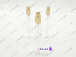 شیشه اسپری فلزی طلایی 10 میل - عطر بهشتی