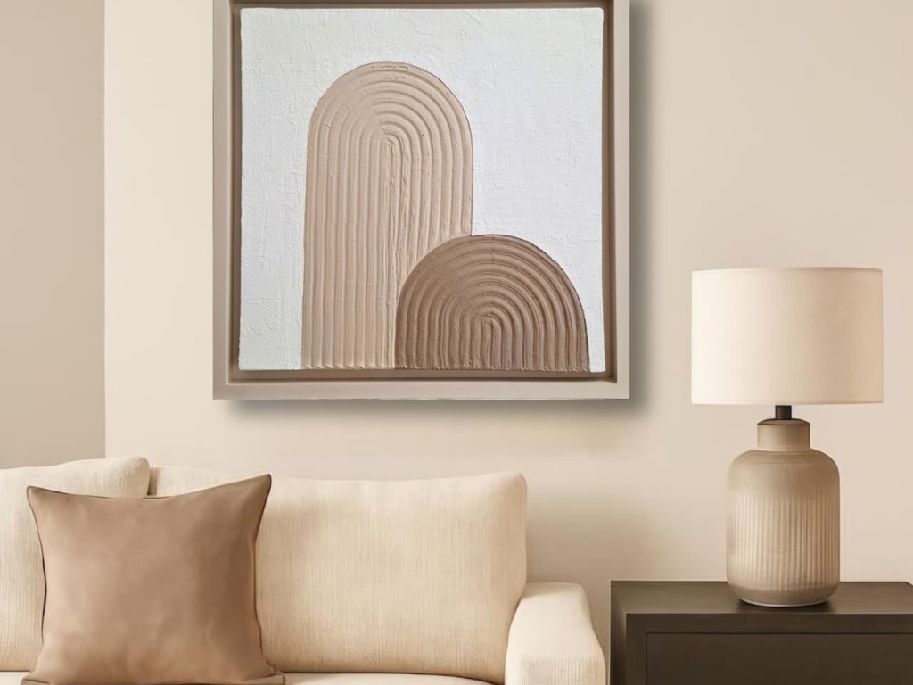 چه تابلویی برای پذیرایی مینیمال مناسب است؟