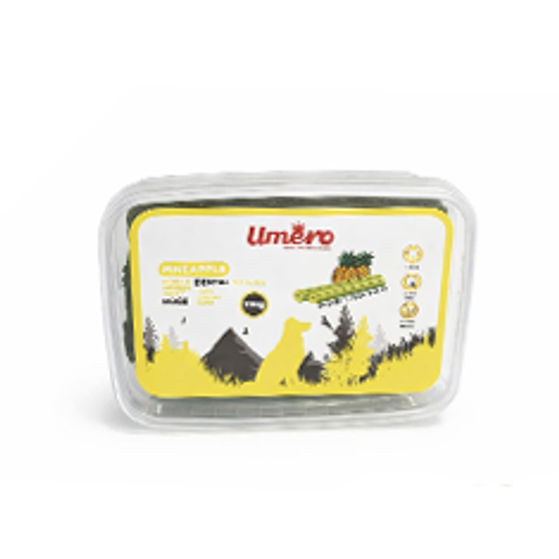 دنتال دایره ای هشت پر کبریتی طعم آناناس بسته 200 گرمی Umero