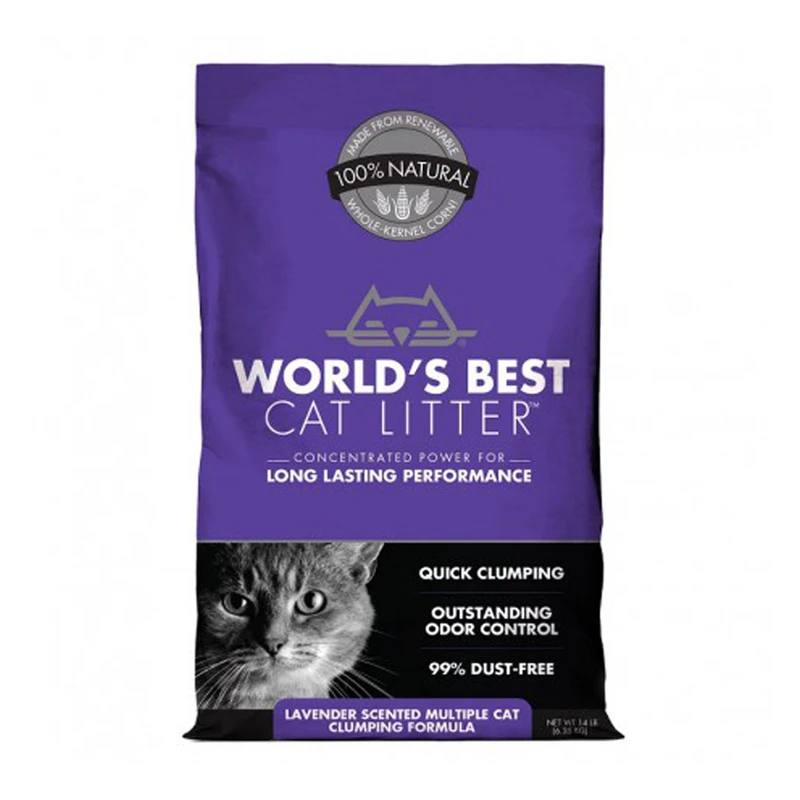 خاک گرانول رایحه ی لوندر 7 کیلویی بنفش Worlds best
