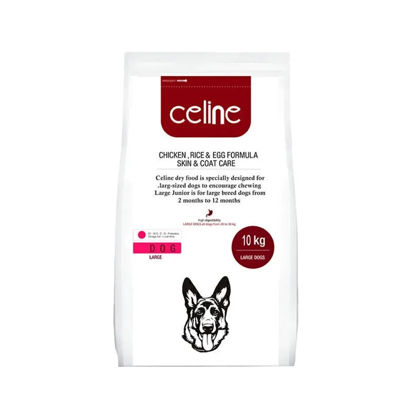 غذای خشک سگ بزرگ نا بالغ 10 کیلویی سلین-حمایتی Celine