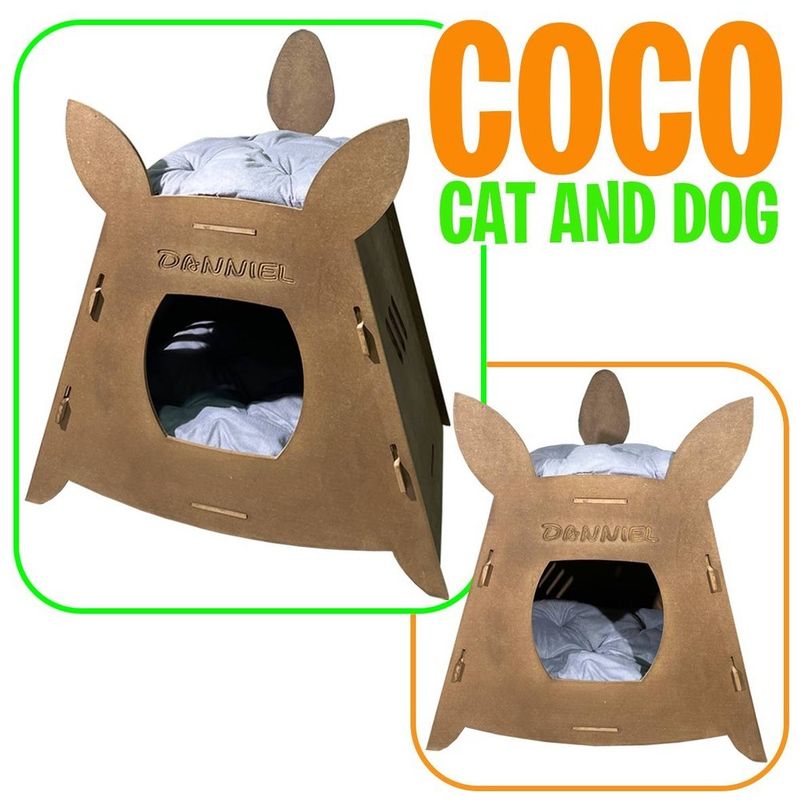 کلبه چوبی دو طبقه مدل COCO دنیل