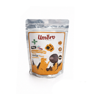 تشویقی پاستیلی گوشت و مولتی ویتامین بسته 100 گرمی Umero