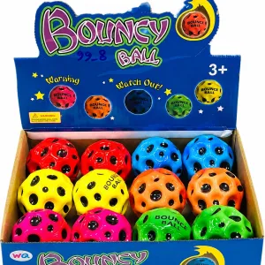 توپ بازی رنگی جعبه ای طرح نقطه Bouncy Ball