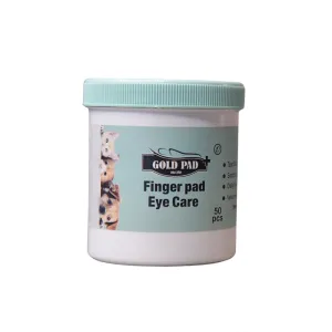 پد مرطوب انگشتی چشم حیوانات 50 عددی گلدپد