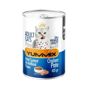 کنسرو پته- مرغ مخصوص گربه 425 گرمی Yummix