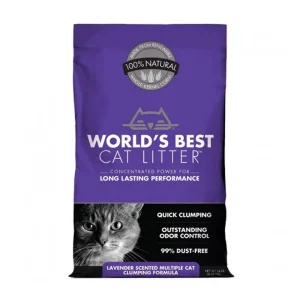 خاک گرانول رایحه ی لوندر 7 کیلویی بنفش Worlds best