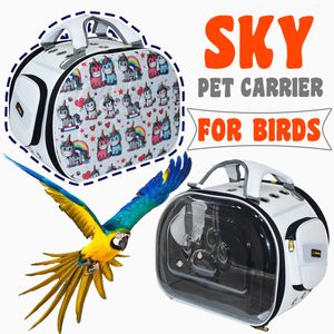 کیف یکطرف شفاف و یکطرف تکسون SKY مخصوص پرندگان دنیل