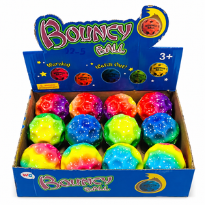 توپ بازی رنگی جعبه ای طرح نقطه Bouncy Ball