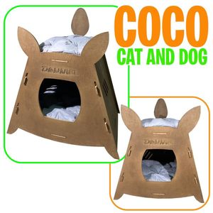 کلبه چوبی دو طبقه مدل COCO دنیل