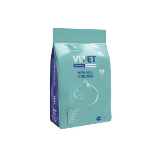 غذای خشک گربه بالغ با طعم واقعی مرغ 10 کيلويي وی پت vipet