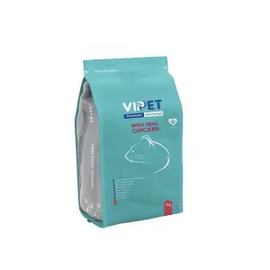 غذای خشک گربه بالغ با طعم واقعی مرغ 3 کیلویی وی پت vipet