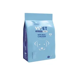 غذای خشک سگ توله نژاد بزرگ با طعم واقعی مرغ 10 کیلویی وی پت vipet
