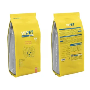 غذای خشک سگ توله نژاد کوچک با طعم واقعی مرغ 3 کیلویی وی پت vipet