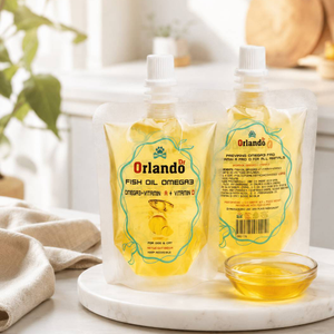 روغن ماهی (امگا3) وزن تقریبی 85 گرمی اورلاندو