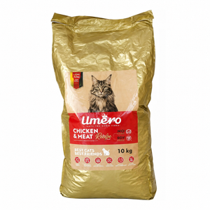 غذای خشک گربه بالغ طعم مرغ و گوشت 10 کیلویی اومرو Umero