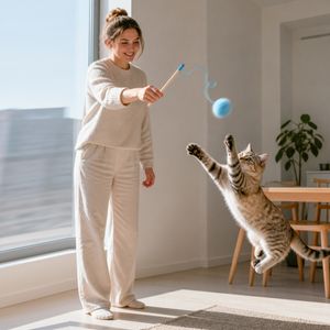چوب گربه پوم پومی جیتیلی