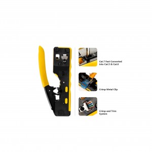 آچار سوکت زن شبکه مدل OPEN END CAT7