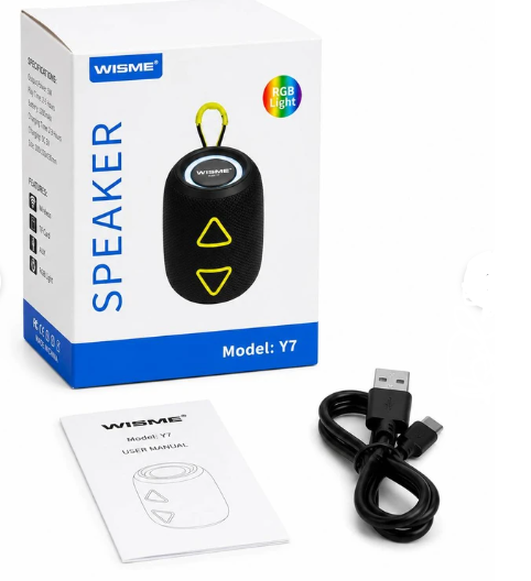 اسپیکر بلوتوثی ویسمی مدل Y7 قابل حمل با صدای قدرتمند