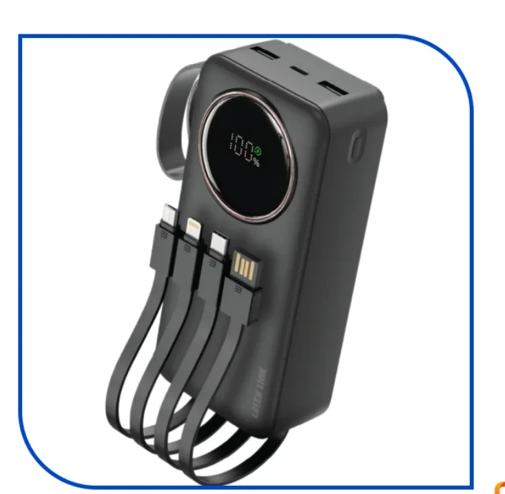 پاور بانک گرين لاين مدل Power Pulse ظرفیت 30000 میلی آمپر ساعت