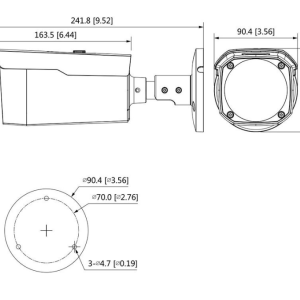 دوربین مداربسته داهوا نوع باکیفیت 5 مگاپیکسل مدل HFW1500DP