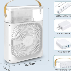 پنکه رومیزی مه پاش مدل AIR COOLER FAN
