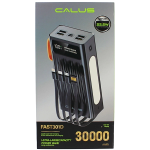 پاوربانک CALUS مدل Fast301D ظرفیت ۳۰ هزار میلی آمپر ساعت