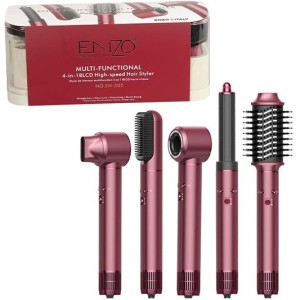 ست سشوار و حالت‌دهنده ۵ کاره انزو مدل EN-502 با موتور BLDC | ENZO EN-502 5-in-1 Hair Styler Set BLDC Motor