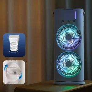 پنکه مه پاش دو طرفه شارژی مدل Double Ended Spray Fan