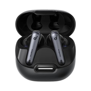 هدفون بلوتوثی انکر مدل Soundcore Liberty 4 NC با نویز کنسلینگ فعال (ANC)، درگاه شارژ USB Type-C، پشتیبانی از فرمان لمسی، مقاوم در برابر پاشش آب