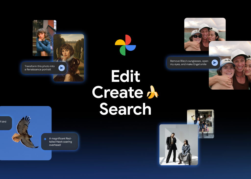 گوگل فوتوز با هوش مصنوعی «نانو بانانا» انقلابی در ویرایش عکس‌ها ایجاد کرد