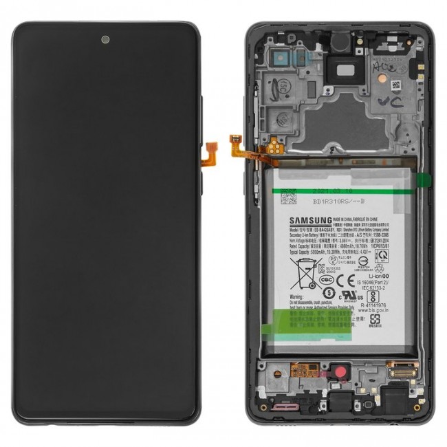 LCD SAMSUNG ORG A72 5G - A726 / A72 4G - A725 / تاچ و ال سی دی شرکتی با فریم سامسونگ A72 - A725