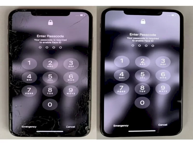تعویض گلس السیدی ایفون 11 پرو مکس / chenge glass iphone 11 pro max