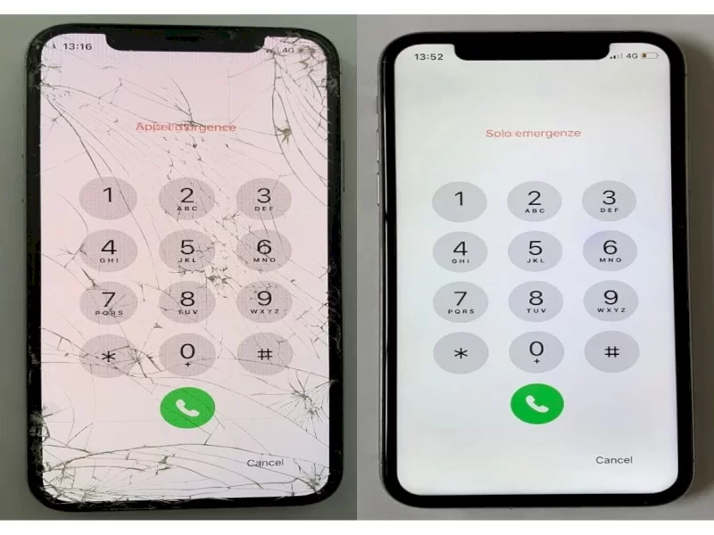 تعویض گلس السیدی ایفون ایکس اس مکس / chenge glass iphone Xs max