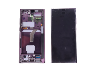 تاچ و ال سی دی سامسونگ اس 22 الترا | LCD SAMSUNG S22 ULTRA - S908 با فریم اورجینال شرکتی (امکان تعویض در منزل یا محل کار شما)