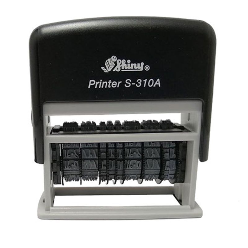 مهر اتوماتیک 2 تاریخ زن با جای ژلاتین شاینی مدل S-310 A IR