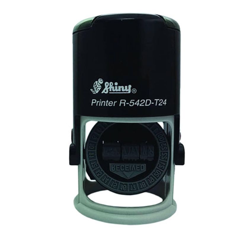 مهر دایره ساعت و تاریخ شاینی مدل R-542-D T24