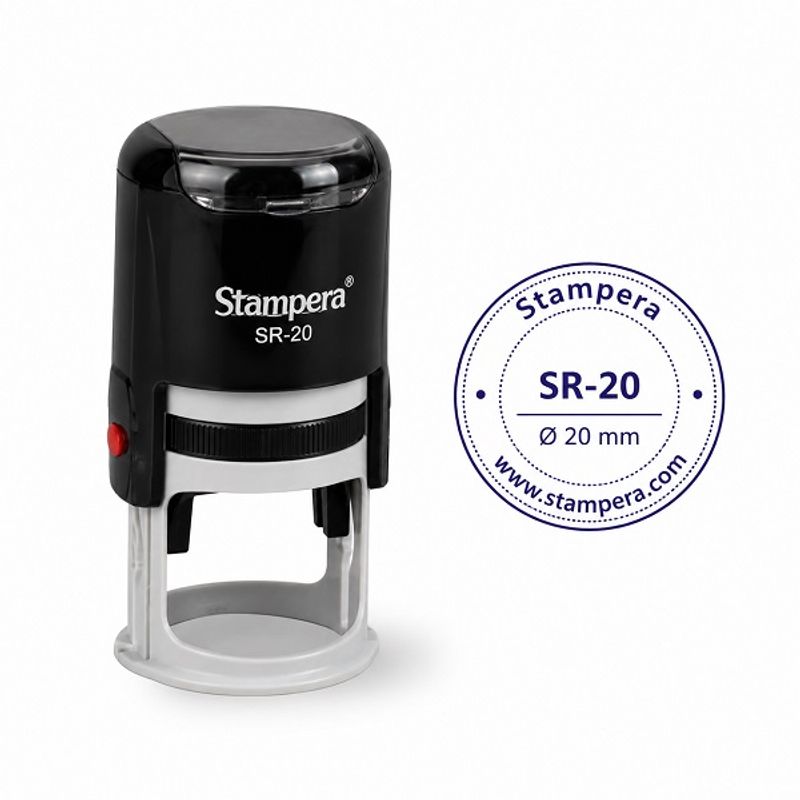 مهر اتوماتیک دایره‌ای استمپرا مدل SR 20
