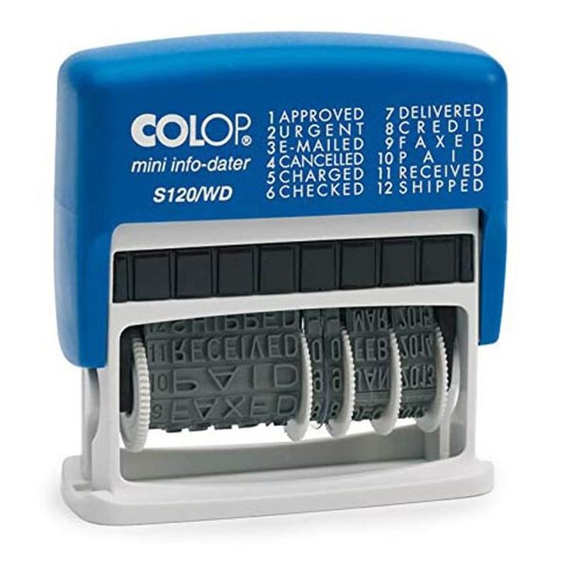 مهر اتوماتیک تاریخ‌دار فارسی کلوپ مدل S120/WD Dater