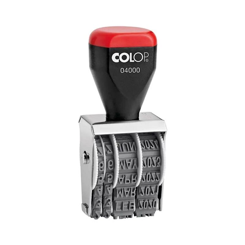 مهر تاریخ‌زن دستی انگلیسی کلوپ مدل  Colop 04000