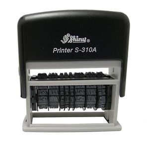 مهر اتوماتیک 2 تاریخ زن با جای ژلاتین شاینی مدل S-310 A IR