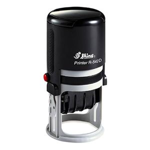 مهر دایره  تاریخ دار شاینی مدل R-542-D