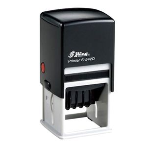 مهر مربع تاریخ دار شاینی مدل S-542-D